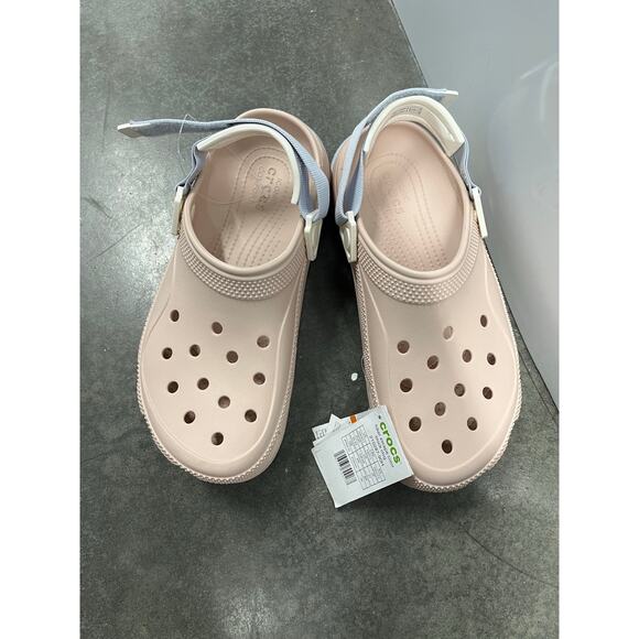 CROCS Women's Platform Athletic Shoes - Light Pink - Picture 3 of 4